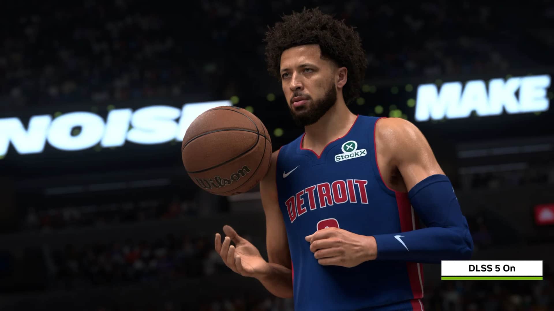 NBA 2K27'de DLSS 5 açıkken alınmış ekran görüntüsü