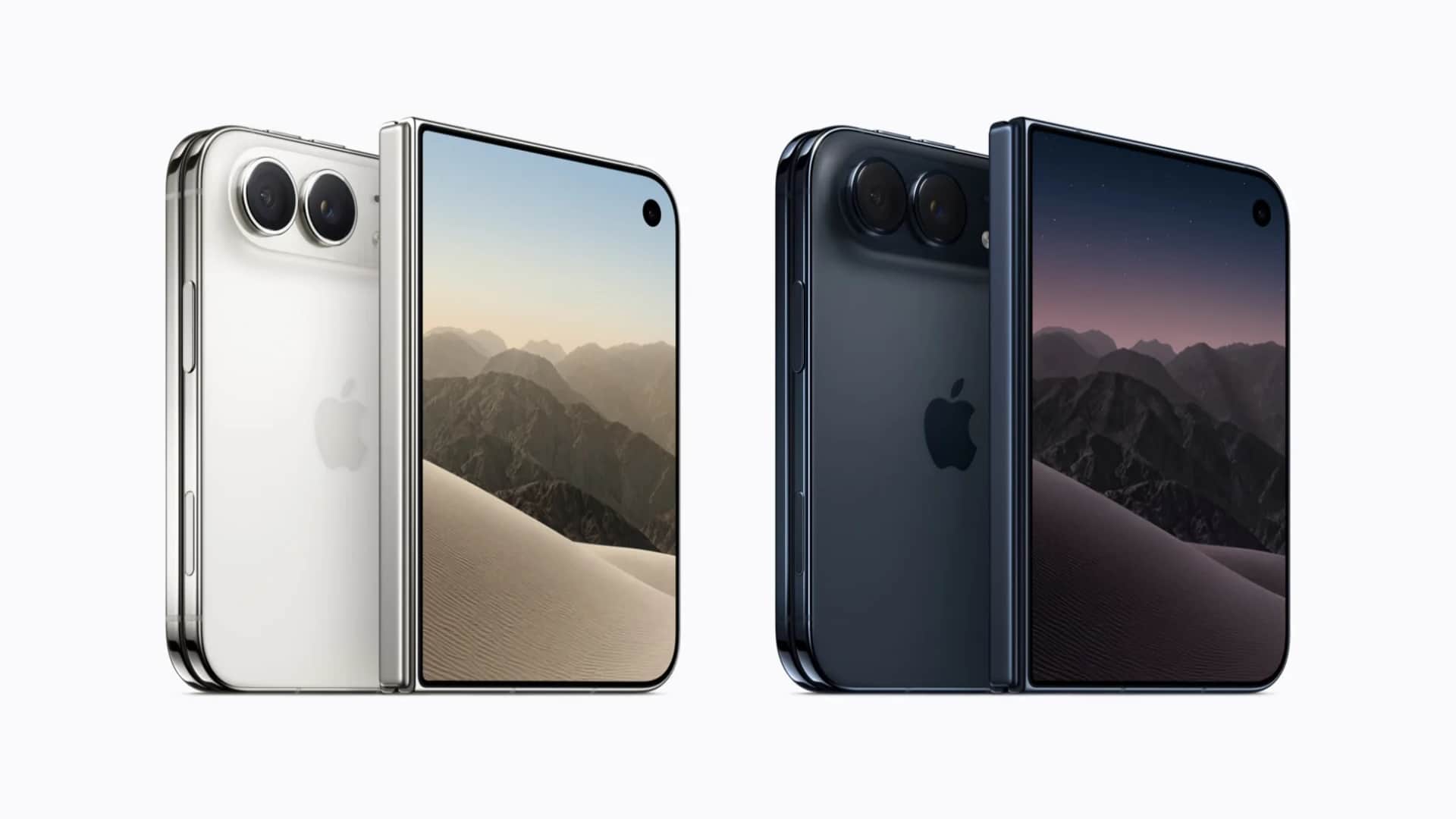 iPhone Duo, star white ve night sky renklerinde