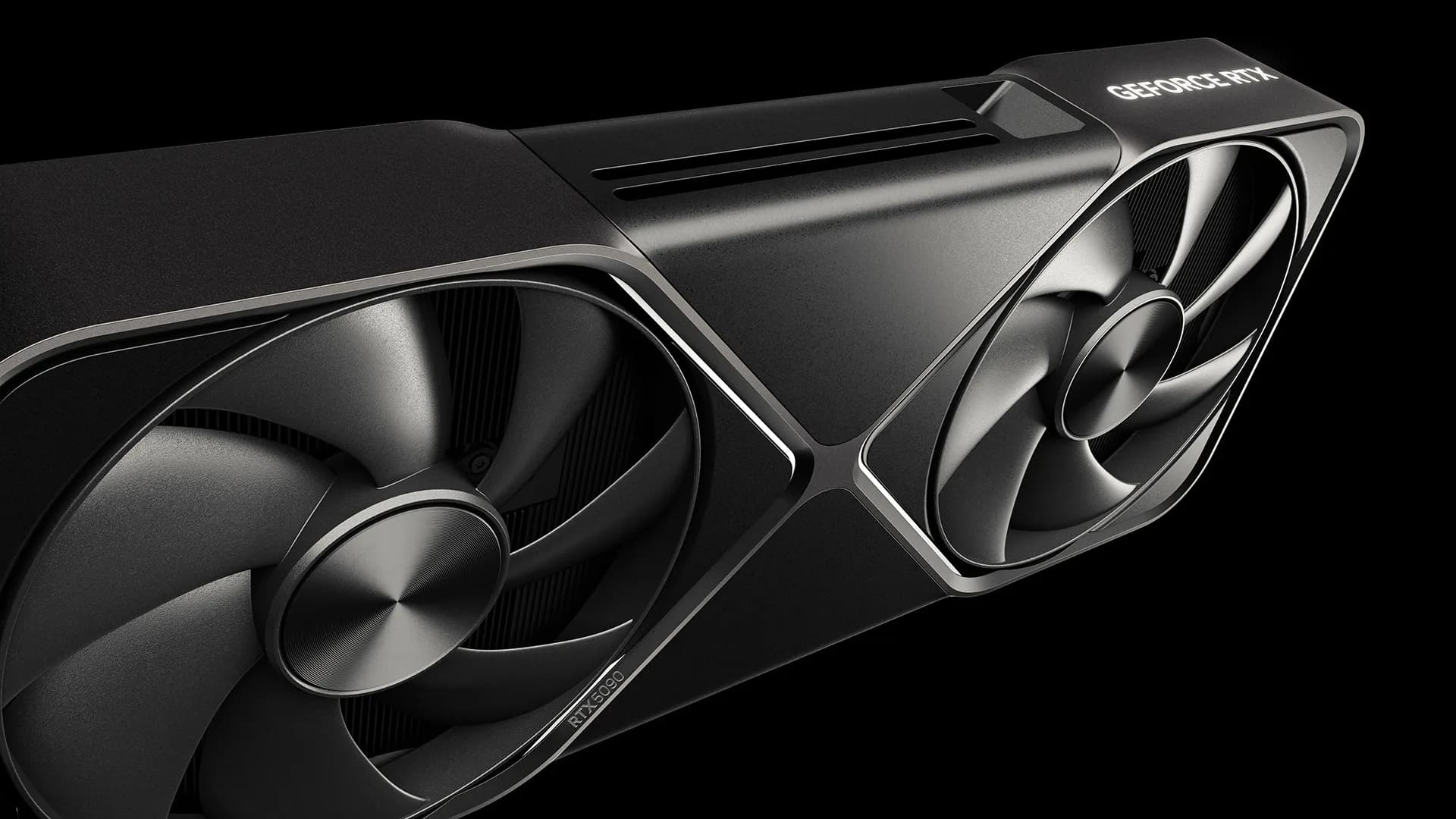 NVIDIA GeForce RTX 5090 ekran kartının çift fanlı tasarımı